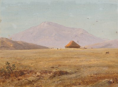 Ecuador, Bergplateau mit Hütte von Frederic Edwin Church